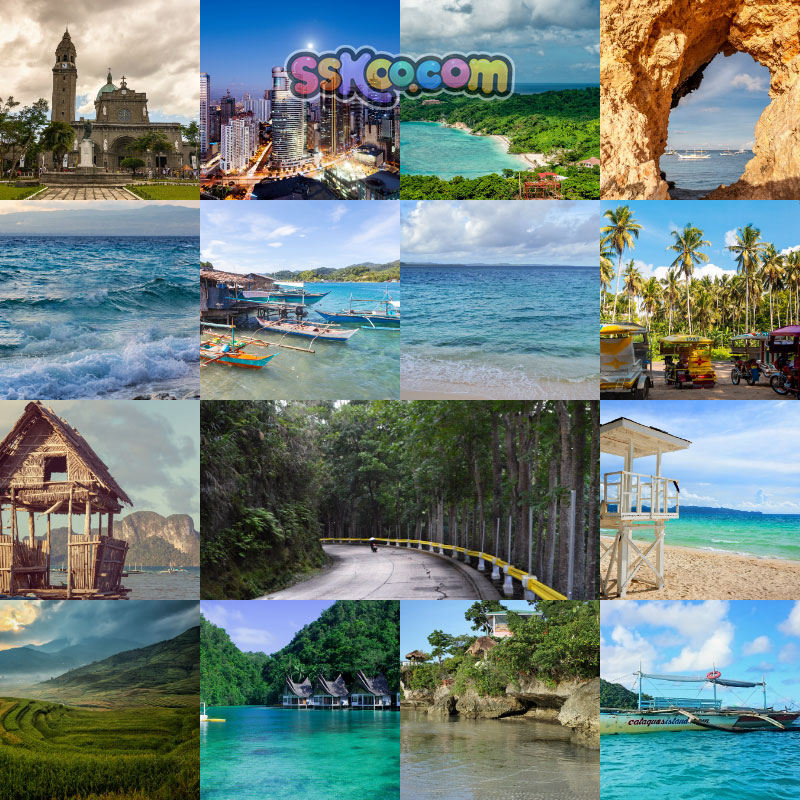高清JPG素材菲律宾风光图片长滩岛马尼拉宿务东南亚热带旅行摄影