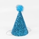 Маленький -Шляпный шар для волос голубой