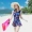Áo tắm màu xanh nữ váy xiêm cô gái mùa hè mềm mại du lịch mùa hè cô gái mùa hè đơn giản hè hè - Bộ đồ bơi One Piece