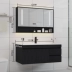 Bắc Âu Gỗ Chắc Chắn Tủ Phòng Tắm Kết Hợp Hiện Đại Đơn Giản Rửa Mặt Rửa Căn Hộ Nhỏ Phòng Tắm Bàn Rửa Tủ Gương gương ghép trang trí Gương