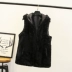 200 kg cộng với phân bón XL chất béo mm Phiên bản Hàn Quốc của mùa thu và mùa đông của phụ nữ áo khoác mỏng bằng da lộn ao khoac nu Áo vest