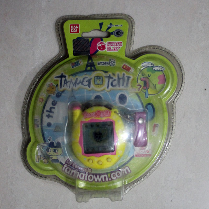Yellow (3Rd Generation Green With Yellow Background)Genuine Smart Wan Dai Tamagotchi Electronics Toys recreational machines Pet machine The fifth generation / Five generations Tuoma song