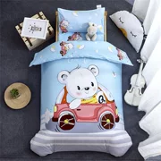 bé phim hoạt hình ba mảnh giường chăn bông trẻ em mẫu giáo của ngủ trưa với bộ đồ giường lõi mùa đông Liu Jiantao viên - Bộ đồ giường trẻ em