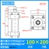 Xi lanh xi lanh thủy lực nhẹ/đường kính MOB30/40/50 thì 25/50/75/100/125/150/200 xilanh thủy lực 200 Xy lanh thủy lực