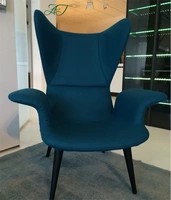 Thiết kế nội thất ghế Bắc Âu cổ điển nội thất ghế sóng dài ghế hổ ghế giải trí ghế mô hình phòng ghế ghế - Đồ nội thất thiết kế ghế sofa gỗ