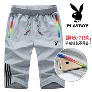 Playboy mùa hè phần mỏng quần thể thao nam quần short cotton quần âu thanh niên lỏng lẻo 7 quần 8