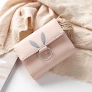 Ví nữ mới 2017 ví ngắn nữ thời trang nhẫn tươi thỏ sinh viên khóa ví ngắn ly hợp túi xách