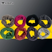 Merino len liền mạch mỏng mỏng khăn xếp khăn nhiều màu