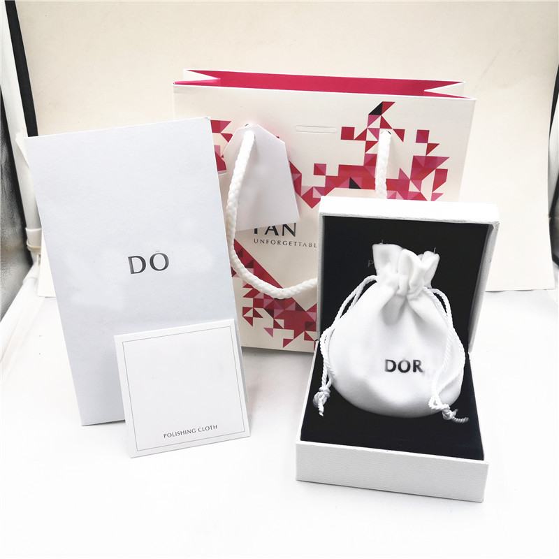 Diamond Five Piece Set & No.1Pandora Box Pan Jia Bracelet box Bead box Ring box Pandora Bracelet box packing box storage box