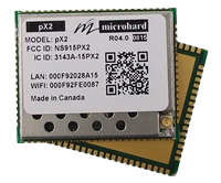 Microhard Px2 High -end Wi -Fi Модуль/AP/режим поддержки Client, 802.11 Dual -Net Port