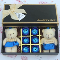 6 Двойной медведь синий