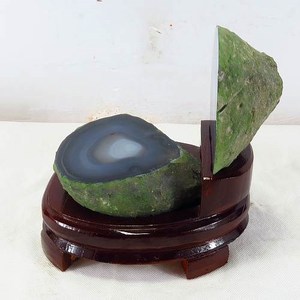 Tốt lát mã não đá cảnh đá chalcedony tinh thể khoáng sản nhà phố ngọc bích trang trí trang trí tinh tế 02 đá cuội trang trí