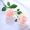 Mô phỏng 3 hoa của hoa mẫu đơn hoa cưới bằng nhựa mô phỏng hoa mẫu đơn giả hoa mẫu đơn - Hoa nhân tạo / Cây / Trái cây cây nhựa trang trí