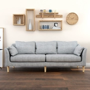 sofa vải nordic căn hộ nhỏ sofa phòng khách ba nội thất thể tháo rời và có thể rửa được hiện đại quần thể nhỏ gọn đã sẵn sàng - Ghế sô pha