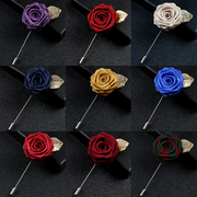 Nhật bản và Hàn Quốc xu hướng đồ trang sức phù hợp với tăng trâm trâm nam giới và phụ nữ hoa cao cấp cổ áo sơ mi kim cổ áo hoa