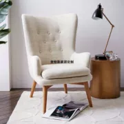 Bắc Âu cổ điển thiết kế nội thất ghế gỗ rắn Đơn giản sáng tạo sợi thủy tinh Khách sạn cafe bán