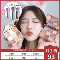 Heo chị! VENUS MARBLE Khay phấn mắt 9 màu mới 9 màu ngọc trai mờ mùa thu và mùa đông phấn mắt etude house