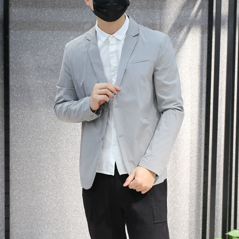 Men's cotton summer jacket, slim fit