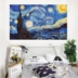 Van Gogh rèm cửa phòng đầy sao bầu trời hướng dương Wei tấm thảm tấm thảm vải treo nền bối cảnh sống bức tranh Bắc Âu - Tapestry Thảm treo tường khổ lớn Tapestry