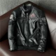 Áo khoác da bò lớp đầu tiên dành cho nam giới của Harley Châu Âu và Mỹ, áo khoác da mỏng có cổ đứng, quần áo xe máy hợp thời trang