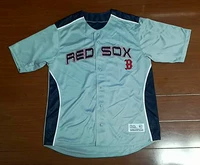 Giải đấu Mỹ League Boston Red Sox ngắn tay áo thêu đội thể thao thể thao và giải trí quần áo bóng chày 16-13 mùa hè bộ quần áo adidas nam