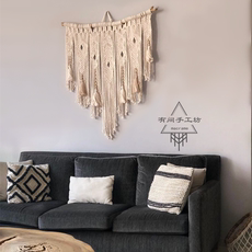 Гобелен 北欧风床头挂饰波西米亚手工编织挂毯沙发背景装饰样板房软装