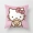 Phim hoạt hình dễ thương Kitty mèo ôm gối KT mèo Hello Kitty xe sofa đệm gối trẻ em chăn kèm gối