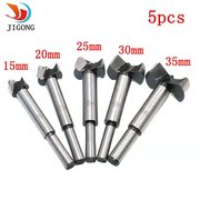 lưỡi cưa sắt cầm tay 5 cái chế biến gỗ lỗ đục lỗ khoan bit gỗ công cụ cắt cánh phẳng khoan nhựa tấm reaming bản lề định vị - Dụng cụ cắt mũi khoan hợp kim