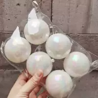 6см рисовый белый фэнтезийный мяч шесть