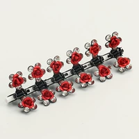 Five Diamond Rose маленький клип красный 6