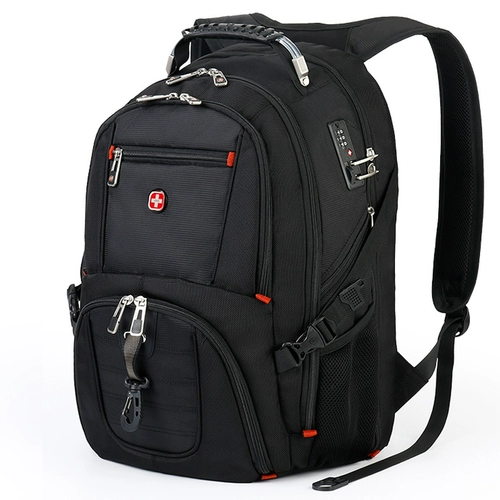 Мужской рюкзак, вместительный и большой ноутбук для путешествий, универсальная сумка для путешествий, бизнес-версия, 17.3 дюймов