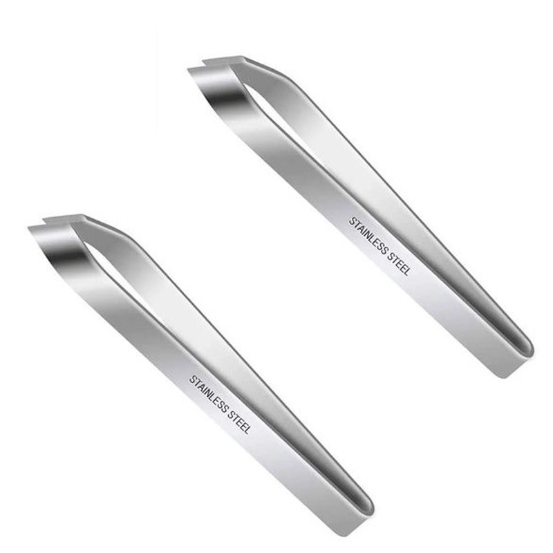 Two Sets Of Diagonal ClampPluck pig hair Artifact stainless steel household kitchen tool Chicken feather duck feather Pliers Tweezers drawing fishbone Fish bone Clip