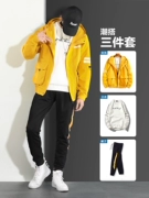 Thiếu niên dụng cụ áo khoác nam xuân hè thu đông phiên bản Hàn Quốc xu hướng nam 2019 quần áo mới phổ biến thời trang giản dị - Áo khoác