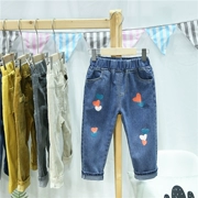 Bé gái mặc quần jeans xuân 2019 mới cho bé quần dài quần bé gái 1-2-3-4 tuổi 5 - Quần