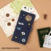 Dòng xác thực Hàn Quốc bạn bè dễ thương gấu nâu thời trang 3M chống thông tin rò rỉ hộ chiếu gói chứng chỉ thư mục ví đựng passport da thật Túi thông tin xác thực