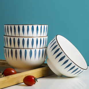 碗碟套装家用泡面碗日式陶瓷饭碗拉面碗盘汤