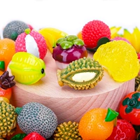 Реалистичная маленькая фруктовая игра с едой, семейная игрушка, аксессуар, украшение, популярно в интернете