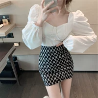 Белый топ+юбка