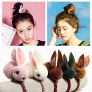 Phiên bản tiếng Hàn của tóc thỏ vòng đầu dây bé gái buộc tóc bóng đầu trang sức người lớn dễ thương Mạnh phụ kiện tóc phụ nữ
