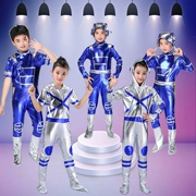 Ngày thiếu nhi Trang phục biểu diễn thiếu nhi Trang phục vũ trụ cho trẻ em Không gian vũ trụ Trường tiểu học và trung học - Trang phục