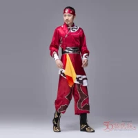 Phong cách dân tộc mới Quần áo Mông Cổ nam Mông Cổ múa trang phục trống phù hợp với bộ đồ mới đồ thổ cẩm