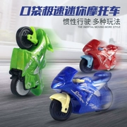 Đồ chơi xe mô tô mini siêu tốc độ quán tính xe đua kéo lùi xe mô tô bỏ túi chống rơi đồ chơi dành cho trẻ em