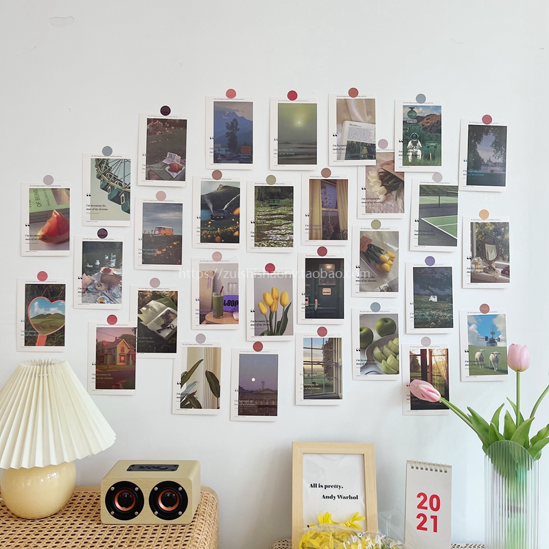 Have A Dream To Look Forward Tolovely Bear the republic of korea Ins wind metope card Hand account diary decorate Mobile phone shell card suit Girlish heart