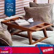 M Phong mới Trung Quốc phong cách Đông Nam Á phong cách nội thất trầu óc chó gỗ rắn đồ gỗ cao cấp - Bàn trà