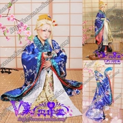 v mille cos Saber phiên bản hoa Fate stay night anime game kimono gió trang phục nữ cosplay - Cosplay