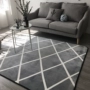 Bắc âu IKEA dòng mat tầng hình học dày phòng khách bàn cà phê cạnh giường ngủ thảm tatami mat máy có thể giặt được thảm trang trí phòng khách