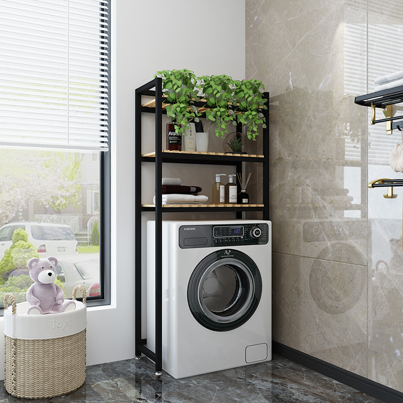 Kệ máy giặt giá con lăn lật mở nhà tắm toilet sàn toilet phía trên ban công giá đựng đồ chân đế chống rung máy giặt chân de máy giặt samsung