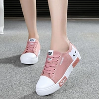 Giày dép trẻ em lớn mùa xuân giày nữ sinh nữ tiểu học giày vải thường 12-15 tuổi phiên bản Hàn Quốc giầy lv nữ