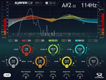Sound Radix Surfereq 2 Boogie Three -Stage EQ Automatic Clate Clates Pcmac