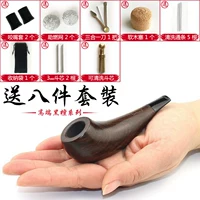 Глянцевый комплект из черного дерева Эбен из сандалового дерева, 8 шт